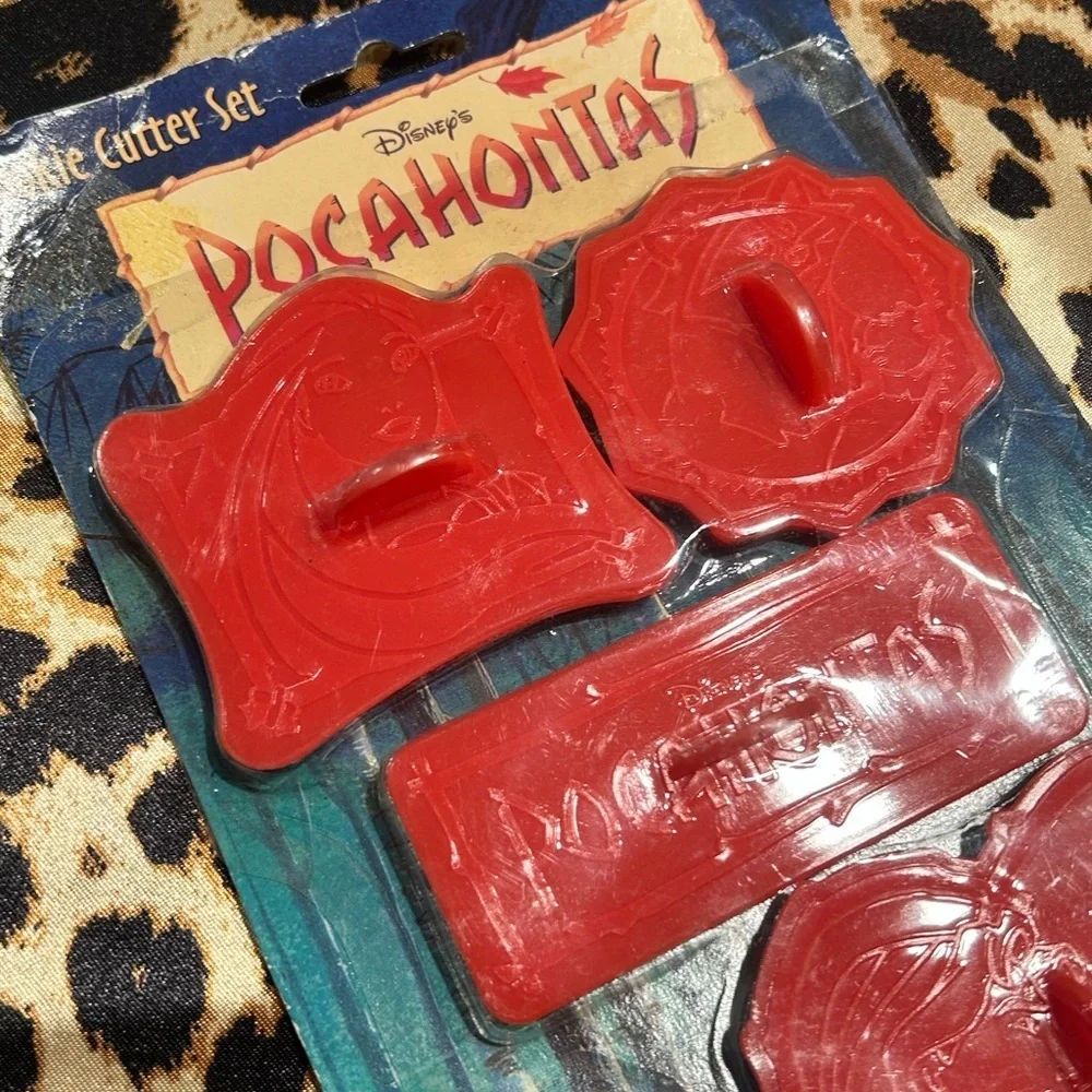 Vintage 90s Disney Pocahontas Wilton Cookie Cutters - Set of 4